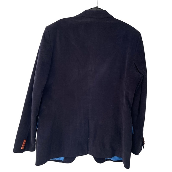 Tommy Hilfiger Men's Corduroy Sport Coat Blazer Navy Size 42 - Picture 11 of 11